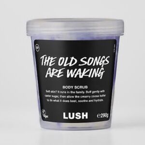 Lush the old songs are waking body scrub